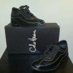 MEN’S COLE HAAN NIKE AIR BLACK Casual LEATHER SHOES SIZE 8.5