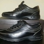 MEN’S COLE HAAN NIKE AIR BLACK Casual LEATHER SHOES SIZE 8.5