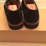 Franklin Wingtip Black Suede Cole Haan Size 10.5 MSRP $198 70% Off