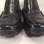 COLE HAAN Country Nike Air Black Leather Slip On Oxford Loafers MENS 9M Shoes