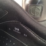 COLE HAAN Country Nike Air Black Leather Slip On Oxford Loafers MENS 9M Shoes