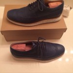 Cole Haan Blazer Blue Speckled Lunargrand Size 10.5 MSRP $228 70% Off