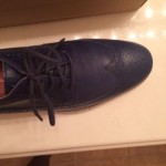 Cole Haan Blazer Blue Speckled Lunargrand Size 10.5 MSRP $228 70% Off