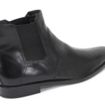 Boss Hugo Boss Black leather Chelsea Ankle Boot Men’s size  US 7.5