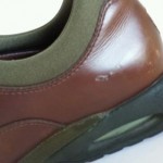 COLE HAAN MEN’S BROWN LEATHER SHOES NIKE AIR SOLE SZ 13  M!