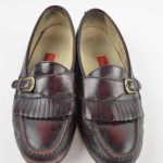 COLE HAAN Loafers Tassel Buckle Burgundy Leather Casual Shoes MEN’S SIZE 10 D