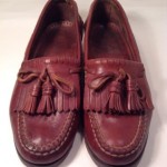 COLE HAAN Country Brown Leather Loafer Tassels MENS 8.5 M Shoes