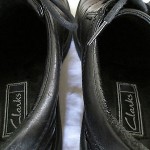 Clarks 71621 Black LEATHER Oxford COMFORT Lace Up Casual Shoes MENS 9M