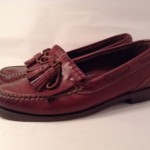 COLE HAAN Country Brown Leather Loafer Tassels MENS 8.5 M Shoes