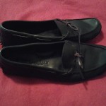 Cole Haan Men’s Black Leather Boat Shoes Size 11D