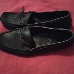 Cole Haan Men’s Black Leather Boat Shoes Size 11D