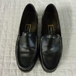 Cole Haan Nike Air Mens Brown Leather Shoes Loafers Comfort Casual Dress sz 5.5