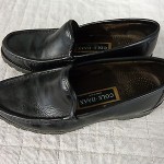 Cole Haan Nike Air Mens Brown Leather Shoes Loafers Comfort Casual Dress sz 5.5