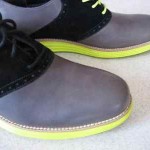 Cole Haan Lunargrand Nike Air Saddle Black Grey Volt size 12 New
