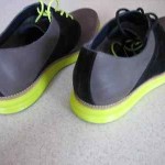 Cole Haan Lunargrand Nike Air Saddle Black Grey Volt size 12 New