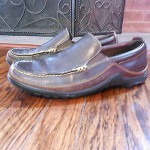 Cole Haan Men’s Brown Leather Shoes 8 Distressed Leather