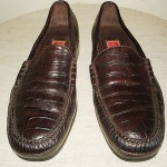 Men’s Cole Haan Brown Leather Croco Loafers Shoes Sz 11M