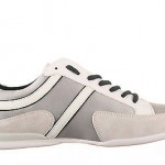 Hugo Boss Seattor Orange Label Mens Sneakers Grey MSRP:$150