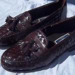 Cole Haan BRAGANO “Rivaldi” Woven Tassel Loafer 11W – Luggage/ Brown Color