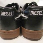 DIESEL Black Leather Shoes Sneakers Men’s Size 7, EXCELLENT!