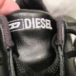 DIESEL Black Leather Shoes Sneakers Men’s Size 7, EXCELLENT!