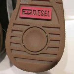 DIESEL Black Leather Shoes Sneakers Men’s Size 7, EXCELLENT!