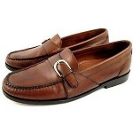 Men’s Cole Haan City Leather Monk Strap Loafers Sz 11 D Whiskey Brown
