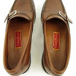 Men’s Cole Haan City Leather Monk Strap Loafers Sz 11 D Whiskey Brown