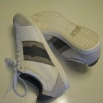 AUTHENTIC Diesel Men’s Fashion Sneakers Lounge White / Gray Leather $125