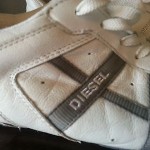 DIESEL REMY White Leather Shoes Sneakers Men’s SZ. US 12/ EUR 45