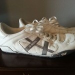 DIESEL REMY White Leather Shoes Sneakers Men’s SZ. US 12/ EUR 45