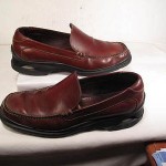 MAN’S COLE HAAN NIKE AIR BROWN LEATHER SLIPON LOAFER SHOES 11M