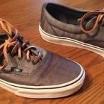 Vans Era Herringbone Mens Size 11 shoe with Leather Laces
