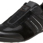 Hugo Boss Shoes Kempton I Leather Suede Men Sneakers Trainers Black AUTHENTIC