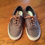 Vans Era Herringbone Mens Size 11 shoe with Leather Laces