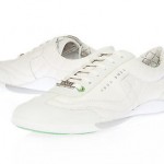 Hugo Boss Shoes Gilmour Leather Men Sneakers Trainers White AUTHENTIC NEW BOX