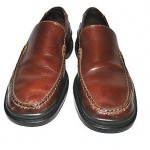 COLE HAAN NIKE AIR MEN’S Brown LEATHER slip on  size 9 M