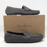 Cole Haan Air Grant C11291 Ironstone Suede Penny Loafer Sz 11M