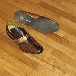 cole haan air estadio brown perforated leather shoes 13 M