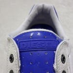 BRAND NEW MENS DIESEL TAKE SHOES SNEAKERS WHITE BLUE SIZE 13