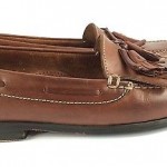 COLE HAAN Shoes LEATHER Brown Casual TASSEL Loafer MENS 10 D