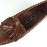 COLE HAAN Shoes LEATHER Brown Casual TASSEL Loafer MENS 10 D