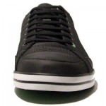 $225 Hugo Boss GREEN APACHE Black Fashion Sneakers 11 44 Mens Kicks 10.5 44.5