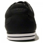 $225 Hugo Boss GREEN APACHE Black Fashion Sneakers 11 44 Mens Kicks 10.5 44.5
