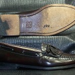 Men’s Cole Haan Black Cherry Leather Slip-On Kiltie Tassel Loafers Size 9 D