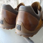 Cole Haan Velcro Two Tone Brown Leather Drivers casual shoes size 12 NICE