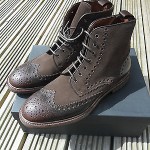 brand new mens HUGO BOSS lunno open brown leather boots UK10/EU44/US11  rrp£330