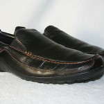 Mens COLE HAAN Tucker Venetian leather Loafer black slip on shoes size 12 M