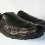 Mens COLE HAAN Tucker Venetian leather Loafer black slip on shoes size 12 M