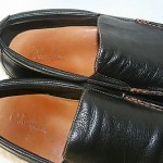 Mens COLE HAAN Tucker Venetian leather Loafer black slip on shoes size 12 M